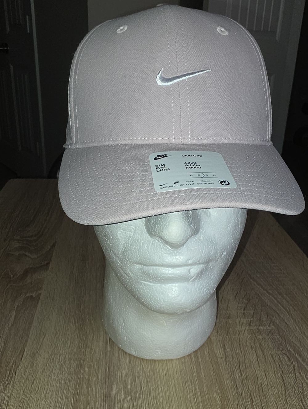 Nike Light Pink Embroidered Swoosh Baseball Cap